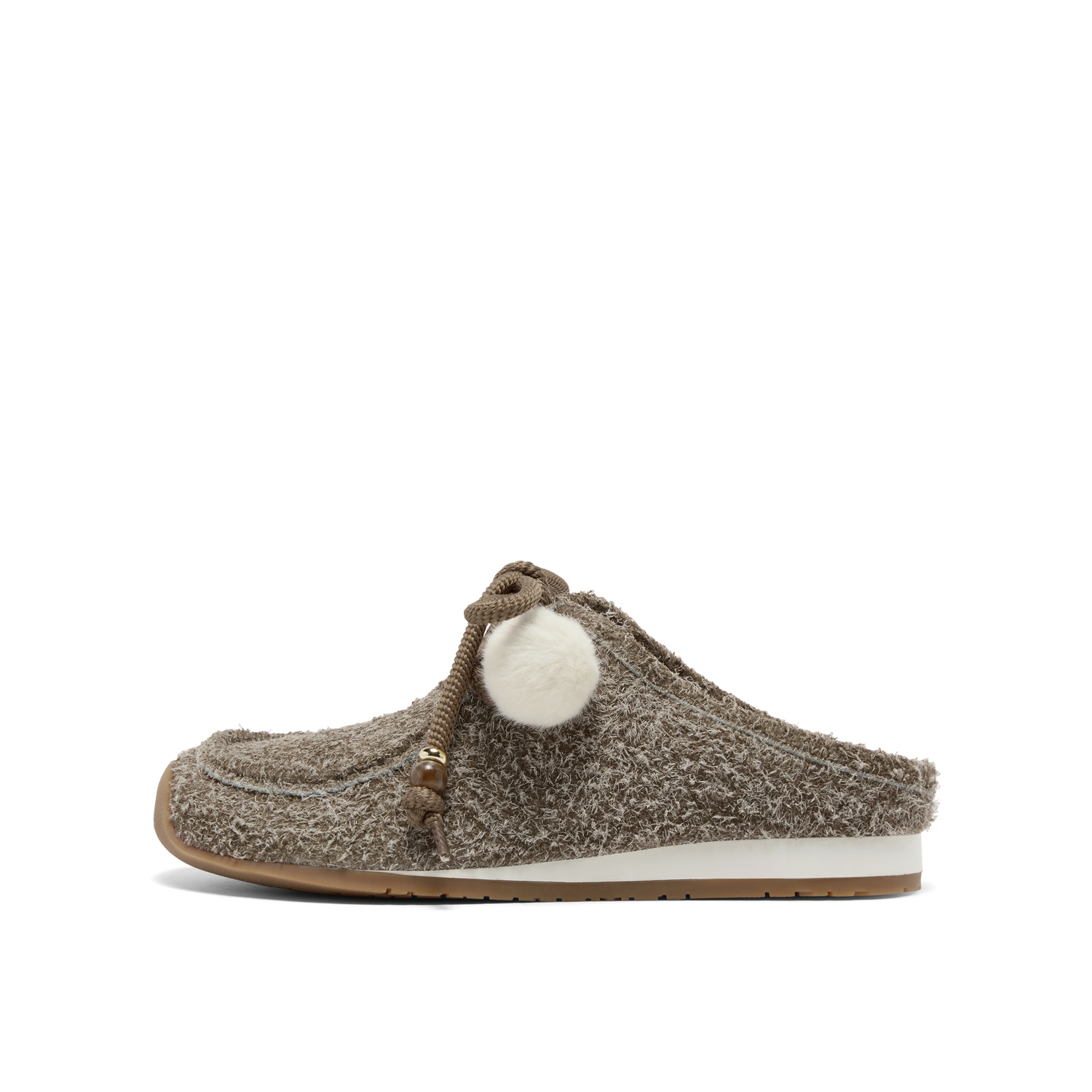 Joypeace Женские противоскользящие тапочки с закрытым носком - Хаки, цвет Khaki