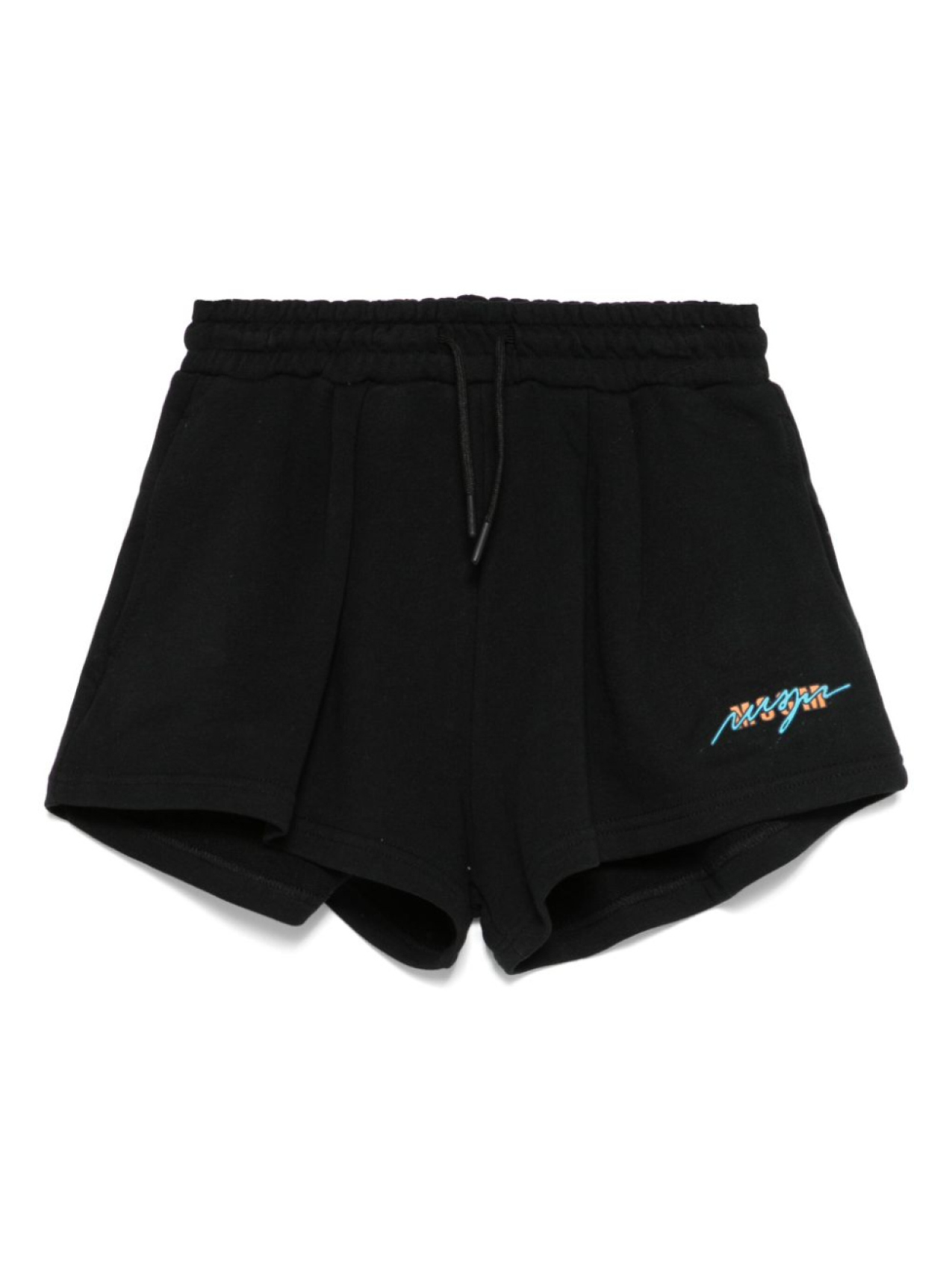 

Детские шорты с логотипом MSGM MSGM Kids, черный