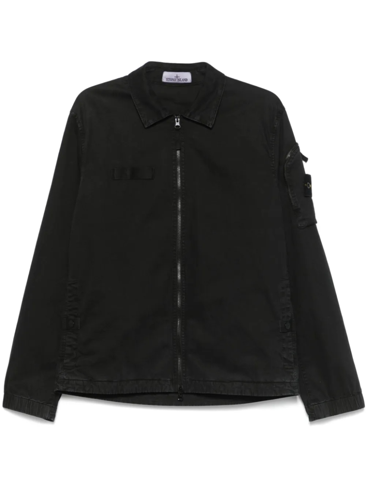 

Рубашка с логотипом Stone Island Compass, черный