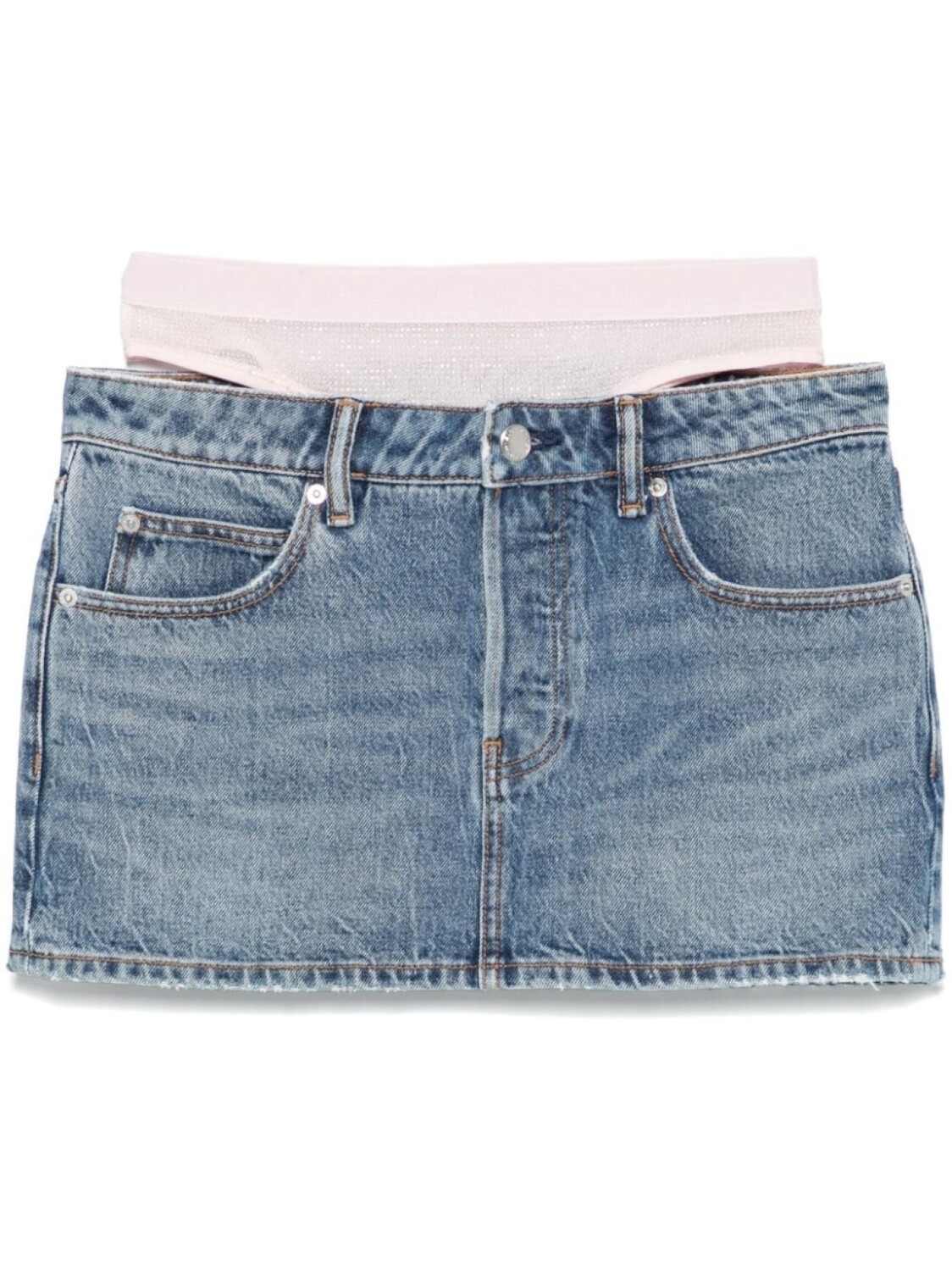 Мини-юбка Alexander Wang Prestyle, синий