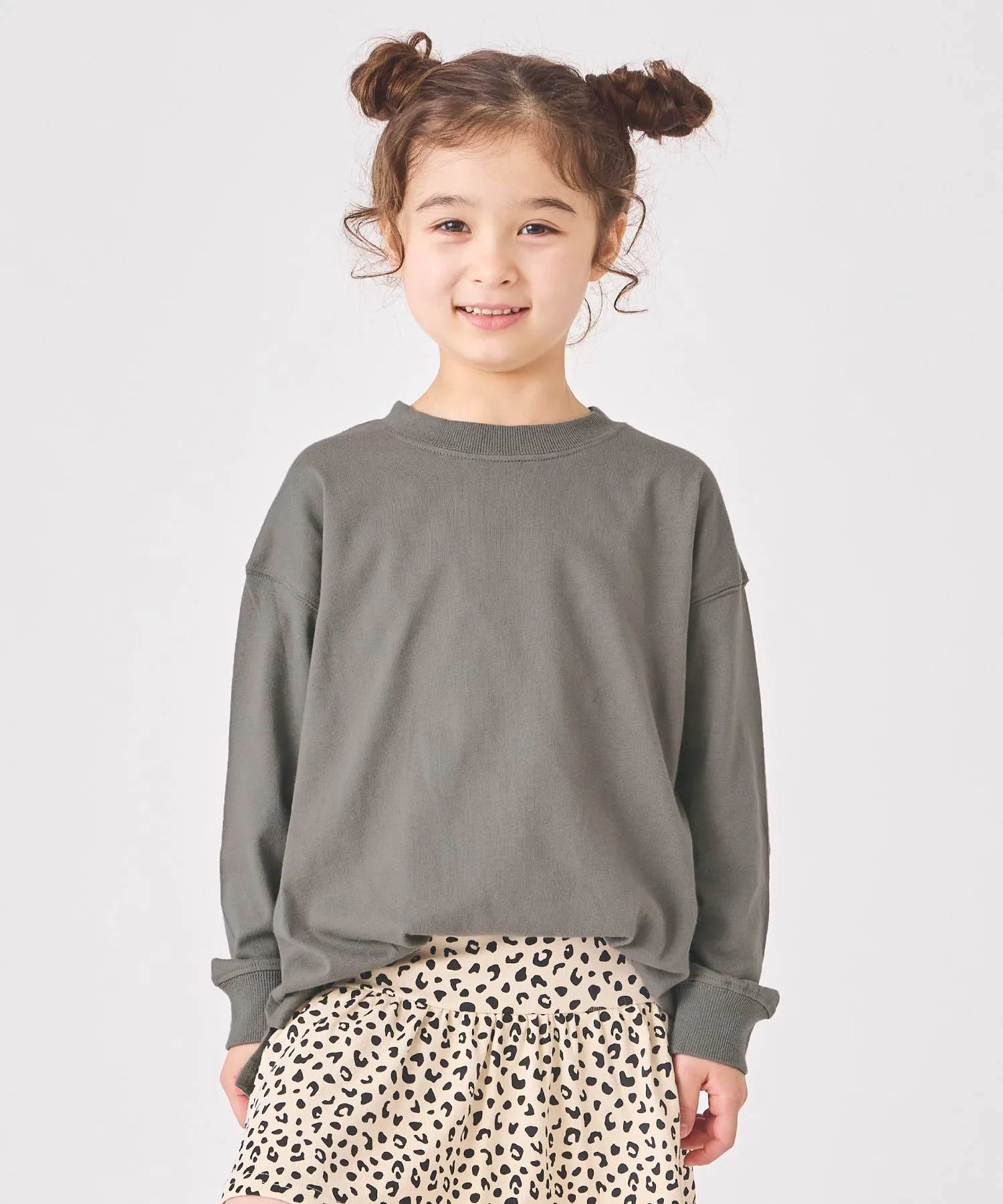 Футболка с крупным силуэтом Ever Closet, Greige