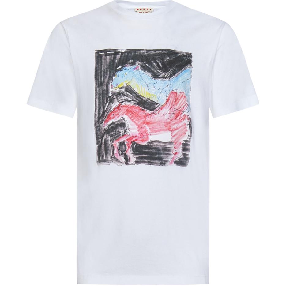 

Футболка мужская белая MARNI