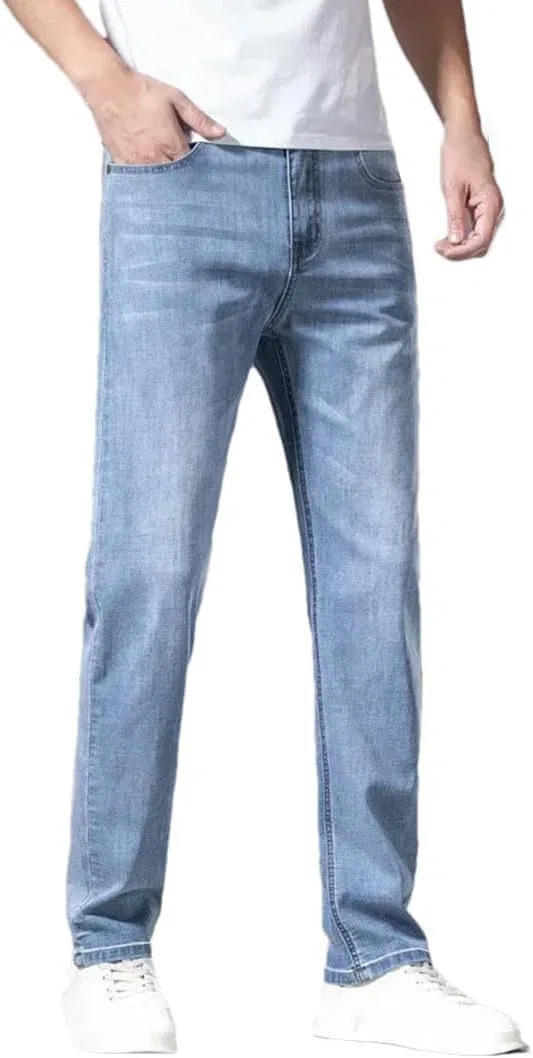 Джинсы прямые классические Light Blue