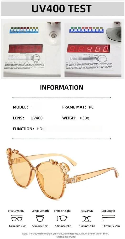 

Модные солнцезащитные очки «кошачий глаз» в крупной оправе для женщин, стильный дизайн, повседневные, для вечеринок, защита от ультрафиолета UV400 UJNHGQ, C1