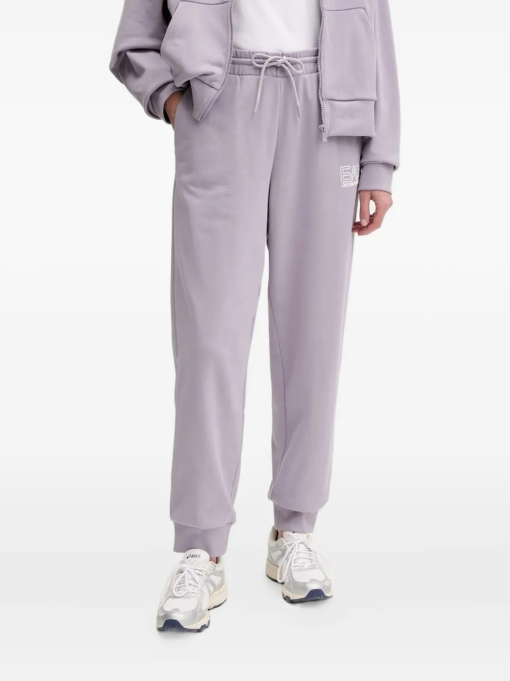 

Спортивные брюки с логотипом Ea7 Emporio Armani, фиолетовый