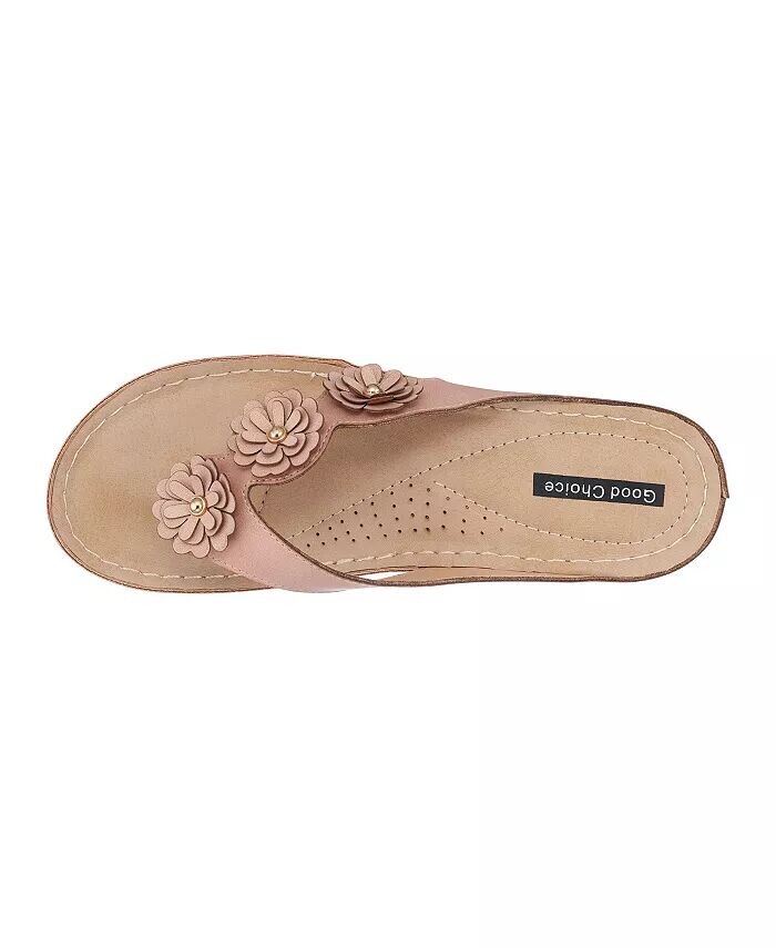 Женские босоножки Ammie Wedge GC Shoes, розовый — фото 4