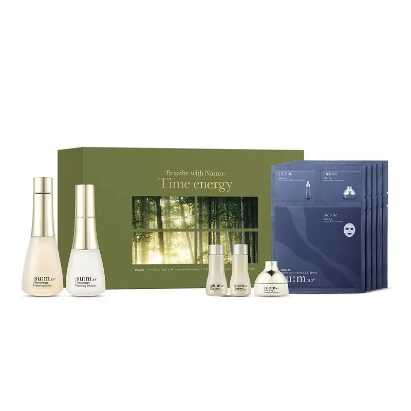 

Набор для ухода за кожей лица Time Energy Water Lotion Facial Mask из 6 предметов: осветление, подтяжка, увлажнение SU:M37°