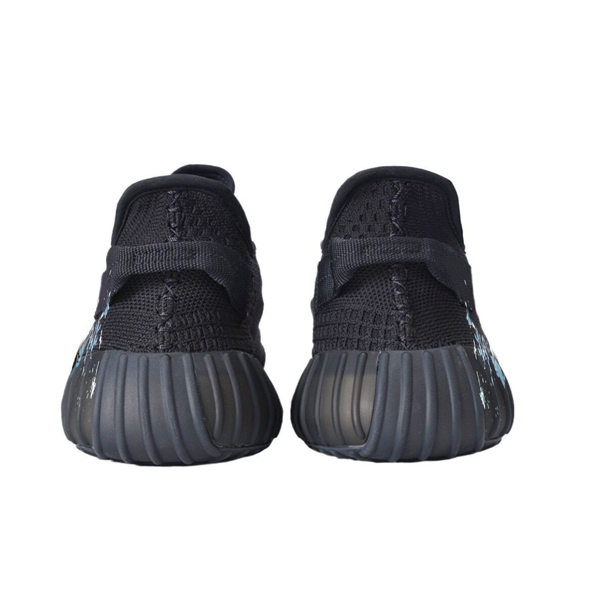Кроссовки adidas originals Yeezy Boost 350 V2 Lifestyle Shoes Unisex Low-top Blue, черный — фото 3