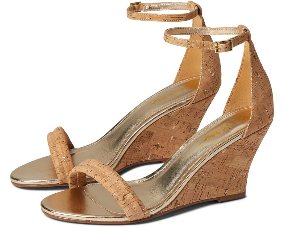 Туфли Lilly Pulitzer Jenna Wedge, цвет Natural
