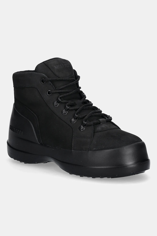 

Походные ботинки MB LUNA TREK MID NUBUCK из нубука Moon Boot, черный
