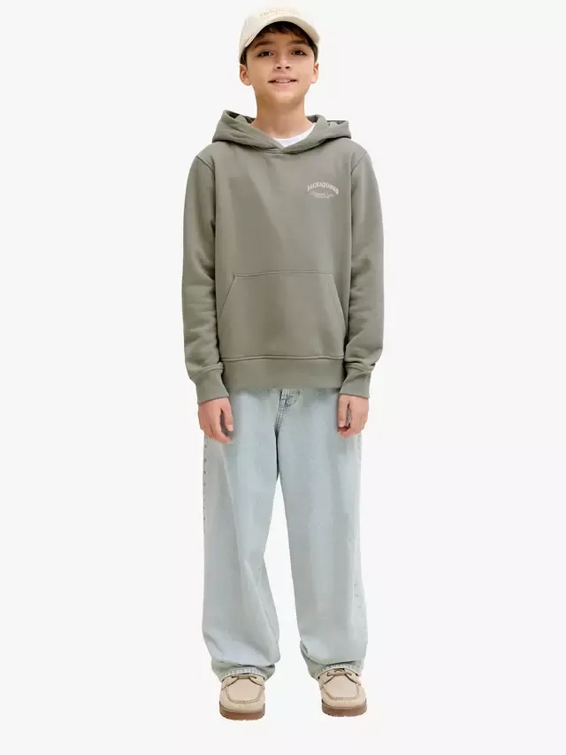 Детская фирменная толстовка, цвет ветивер Jack & Jones — фото 2