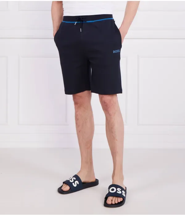 Шорты для спортивного костюма regular fit Boss, темно-синий — фото 3