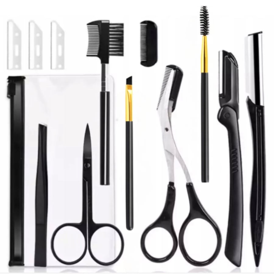 

НАБОР ДЛЯ ФОРМИРОВАНИЯ БРОВЕЙ И РЕСНИЦ НОЖНИЦЫ РАСЧЕСКА МАШИНКА 11 EL XPART