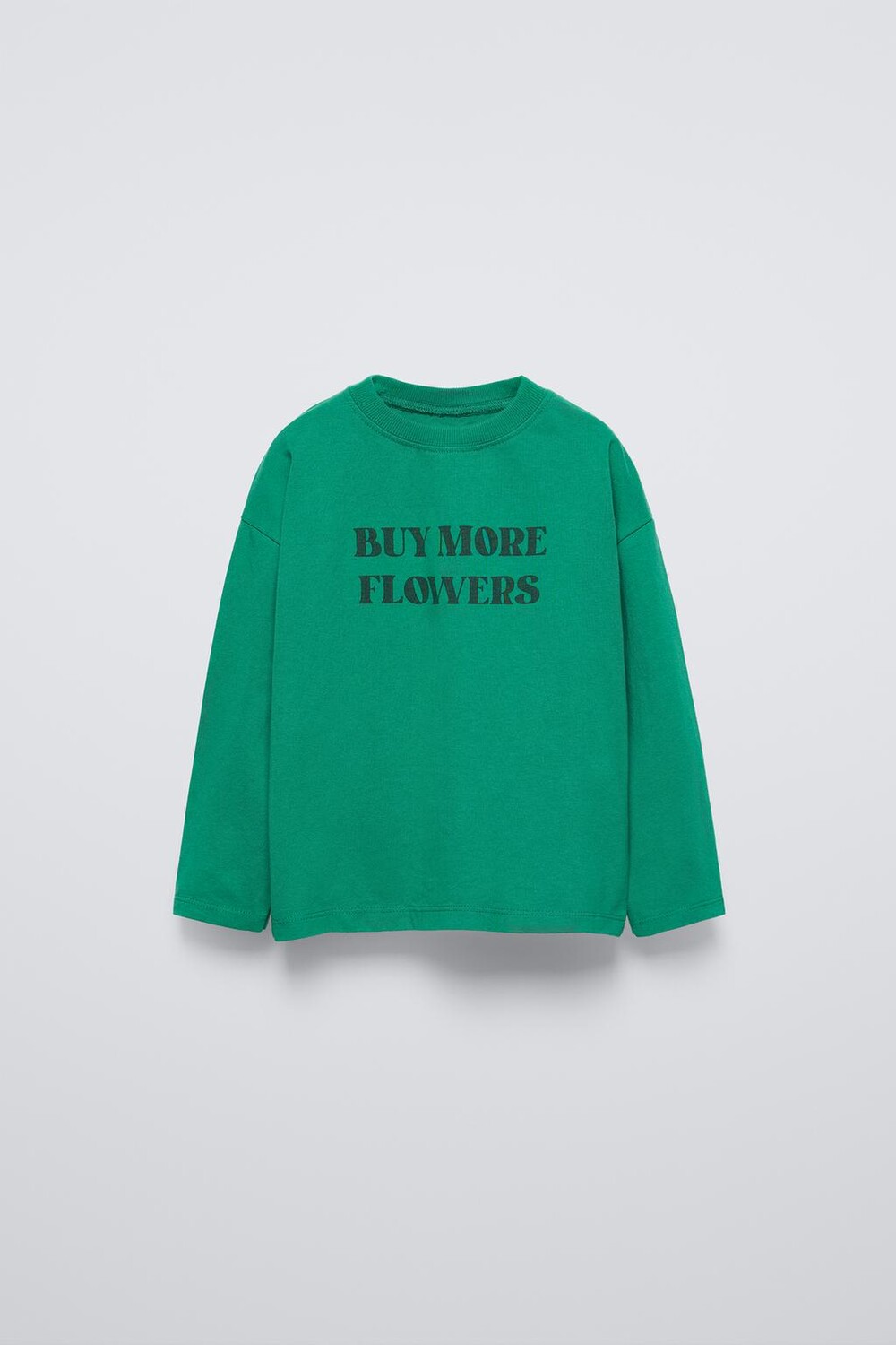 

Футболка с лозунгом ZARA, зеленый