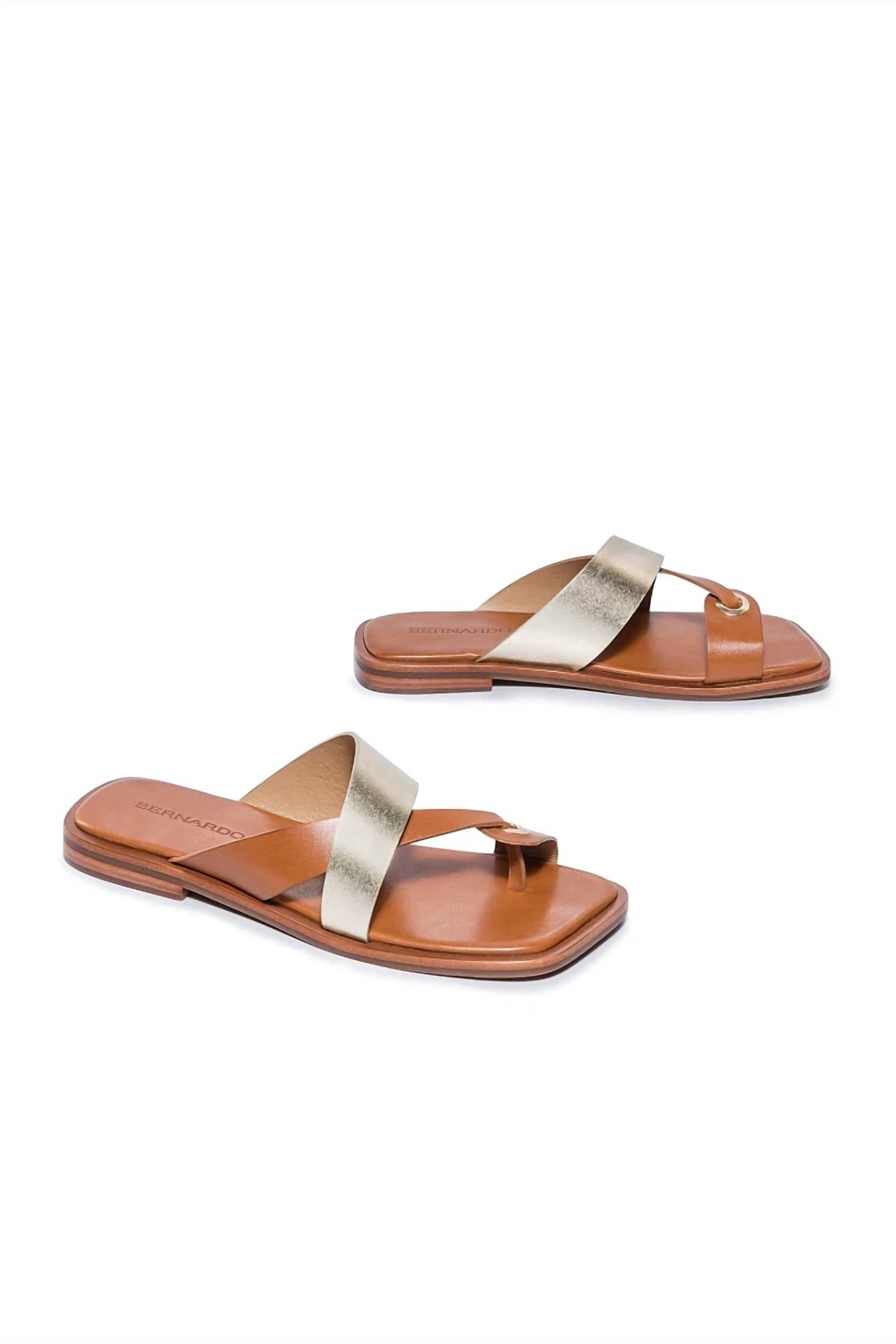 Women's Amelia Sandals In Champagne/luggage Bernardo, Champagne/Luggage — фото 3