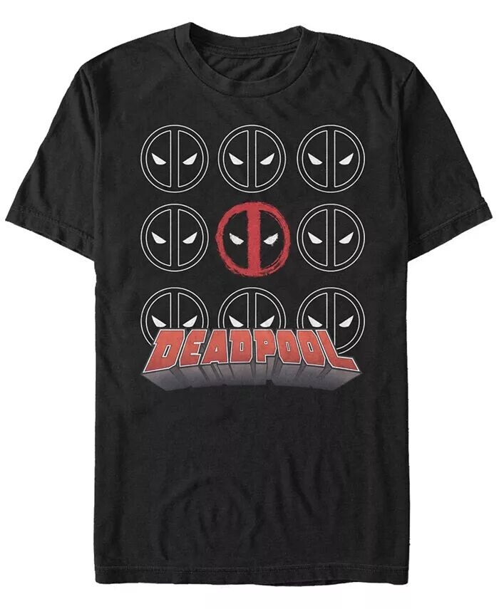 

Мужская футболка Deadpool Icon Stack с коротким рукавом Fifth Sun, черный