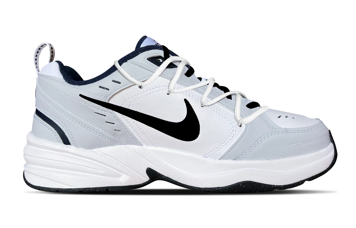 Nike Air Monarch 4 Cushioning Abzasion Resistant Slip Resistant Low top Chunky Sneakers Unisex Gray — фото 4