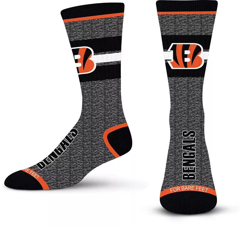

Носки Spotlight для взрослых Cincinnati Bengals для босых ног For Bare Feet
