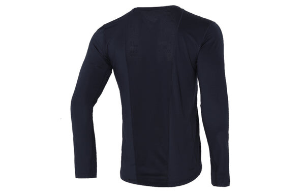 Футболка adidas TF Turf Ls Ftd Sports Running Training Gym Long Sleeves Navy Blue, синий — фото 2