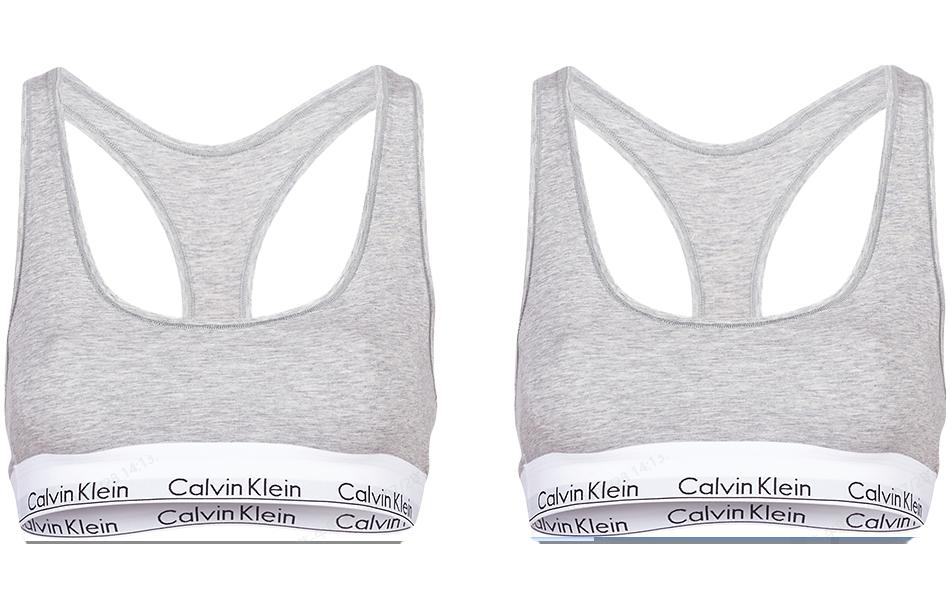 Женские бюстгальтеры Calvin Klein, 2 шт (серый) — фото 3