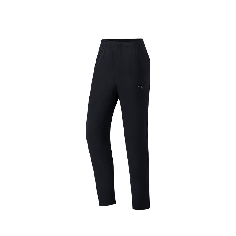 

Беговые коллекционные вязаные спортивные штаны Women's ANTA, черный