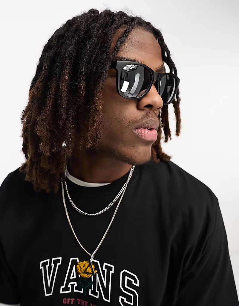 

Солнцезащитные очки Spicoli 4 матово-черного и серебристого цветов Vans