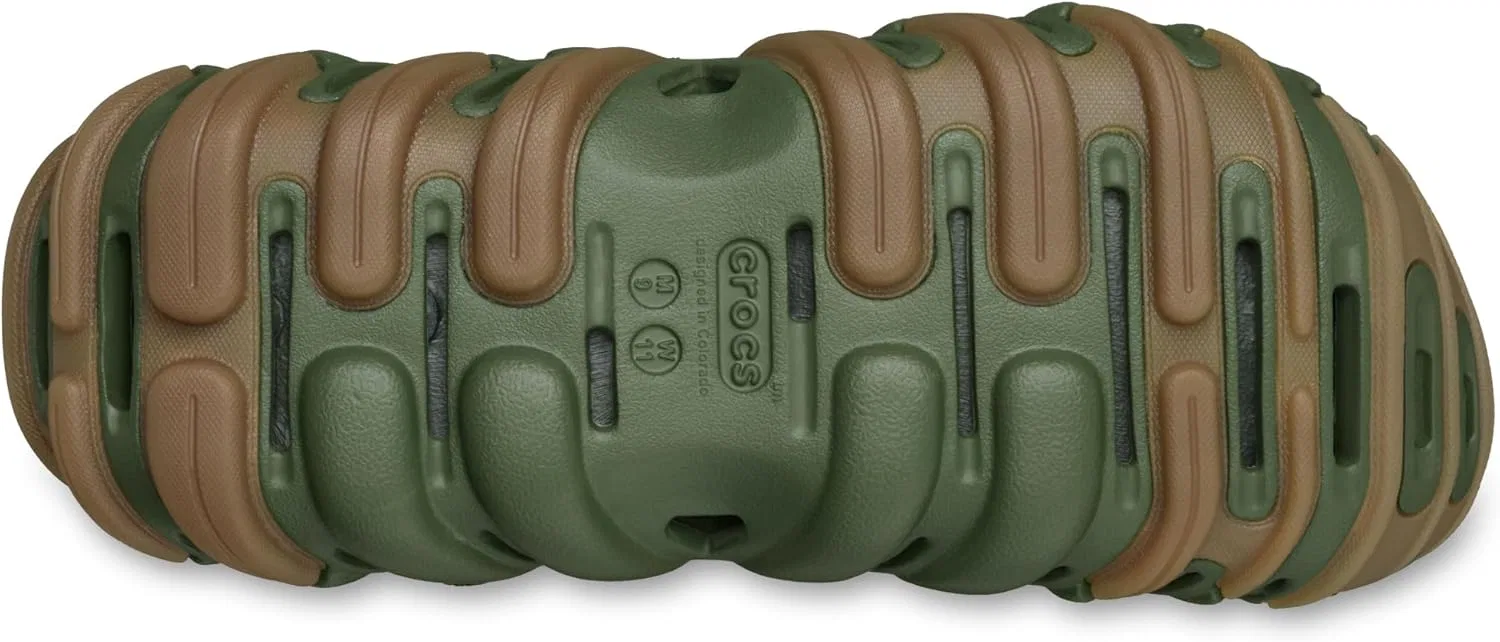 Кроксы Unisex Adult Echo RO Clogs Crocs, Green Army Green — фото 3