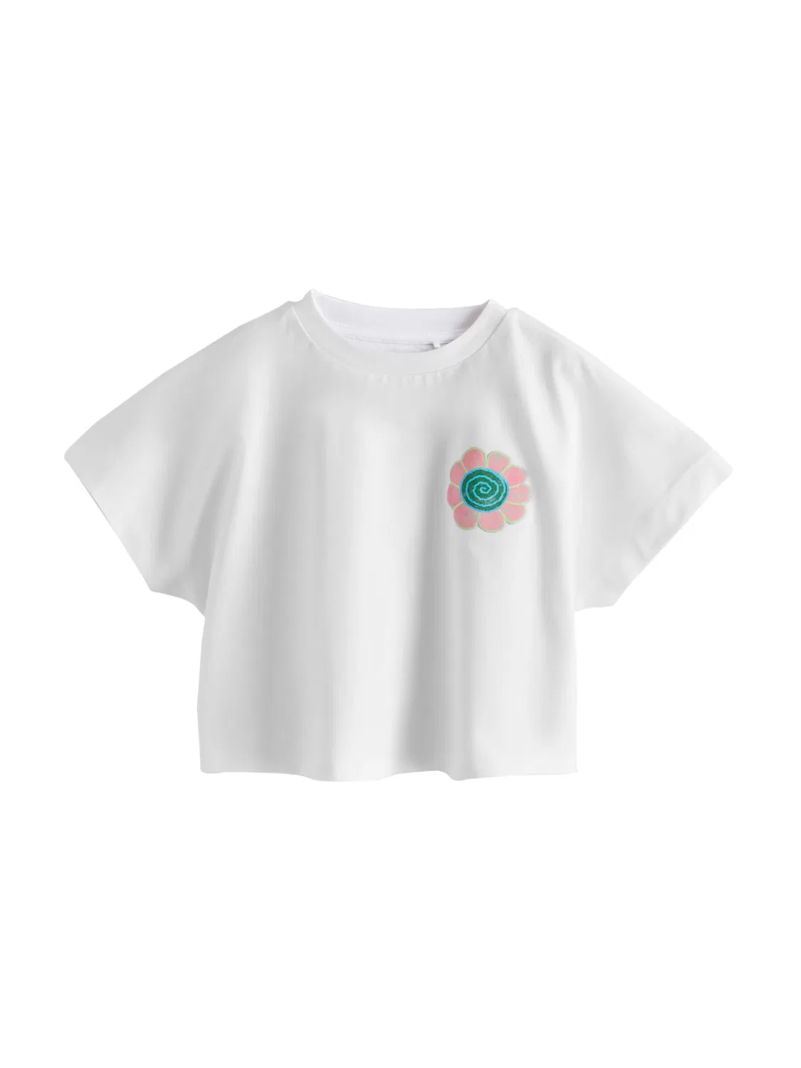 Футболка Next, Kiwi/Fuchsia/White — фото 3