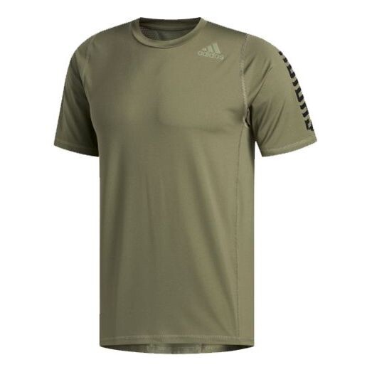 

Футболка men's pattern short sleeve green t-shirt Adidas, зеленый
