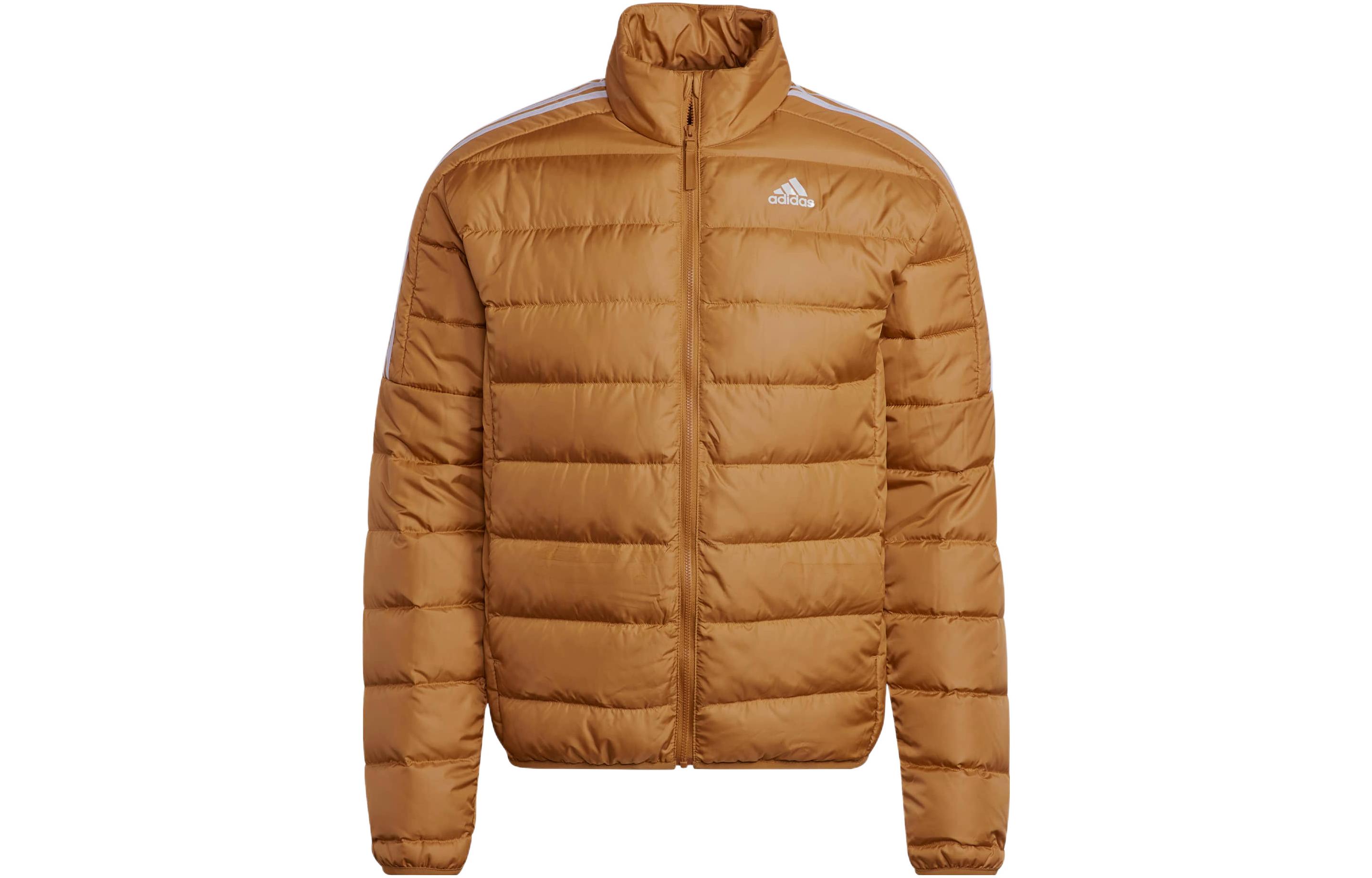 Adidas Незаменимая пуховая куртка мужская желтая, Yellow — фото 3