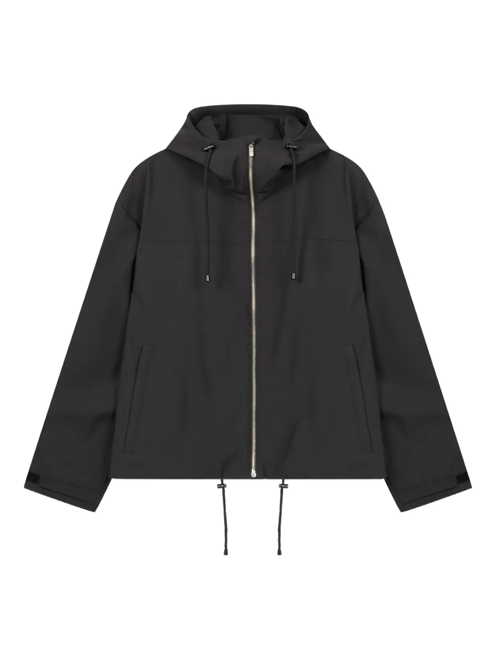 

Куртка с капюшоном и логотипом ROUGH., черный