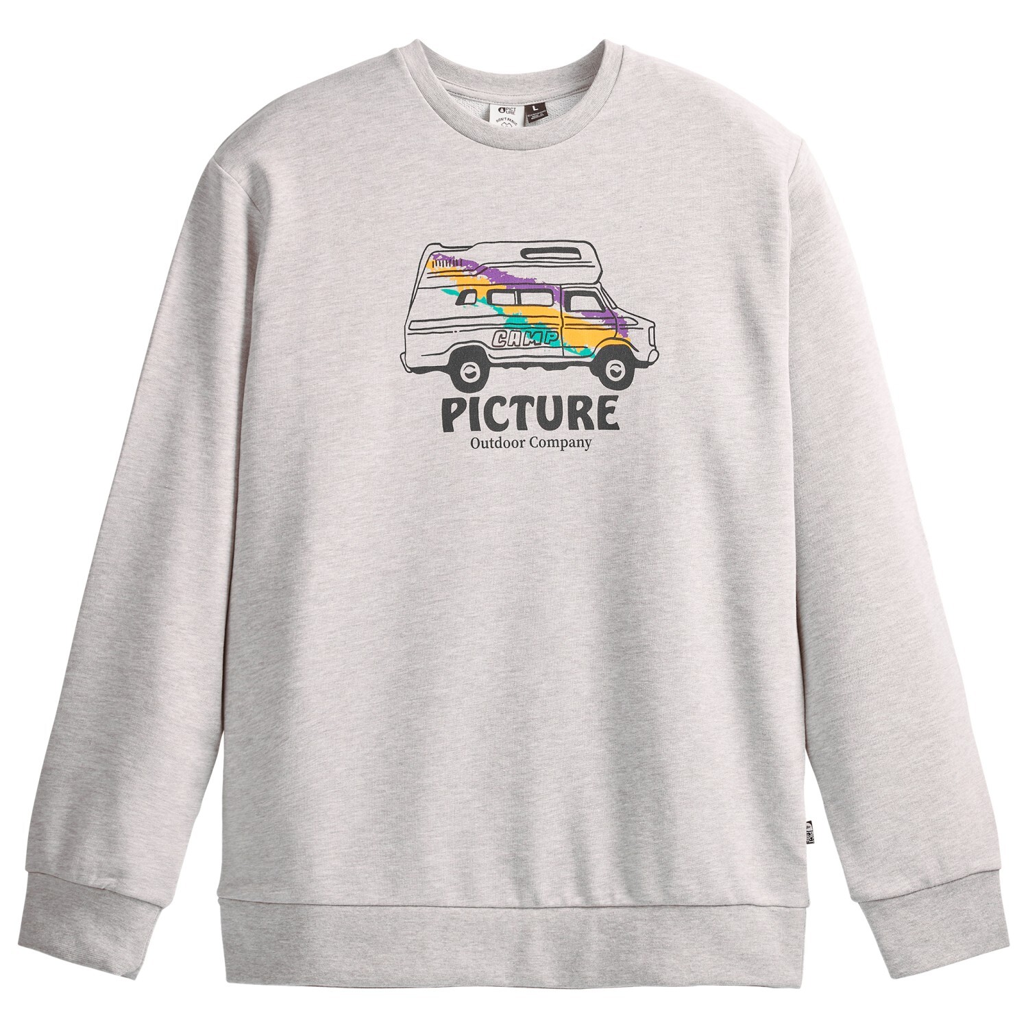 

Пуловер Picture Custom Van Crew, цвет Grey Melange