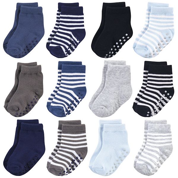 

Детские носки из органического хлопка с противоскользящей подошвой, blue Touched By Nature