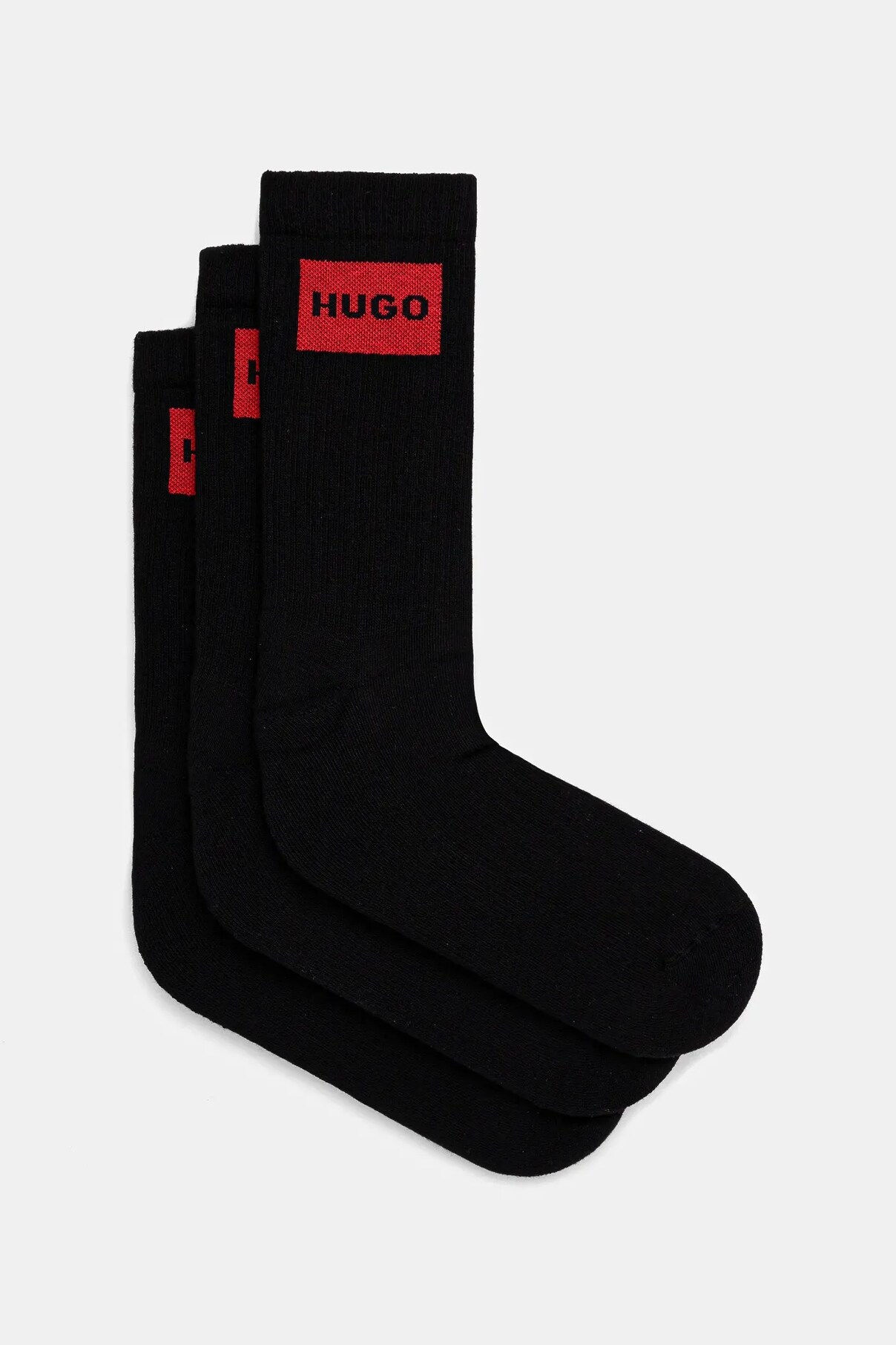 

Носки 3 пары в упаковке Hugo, черный