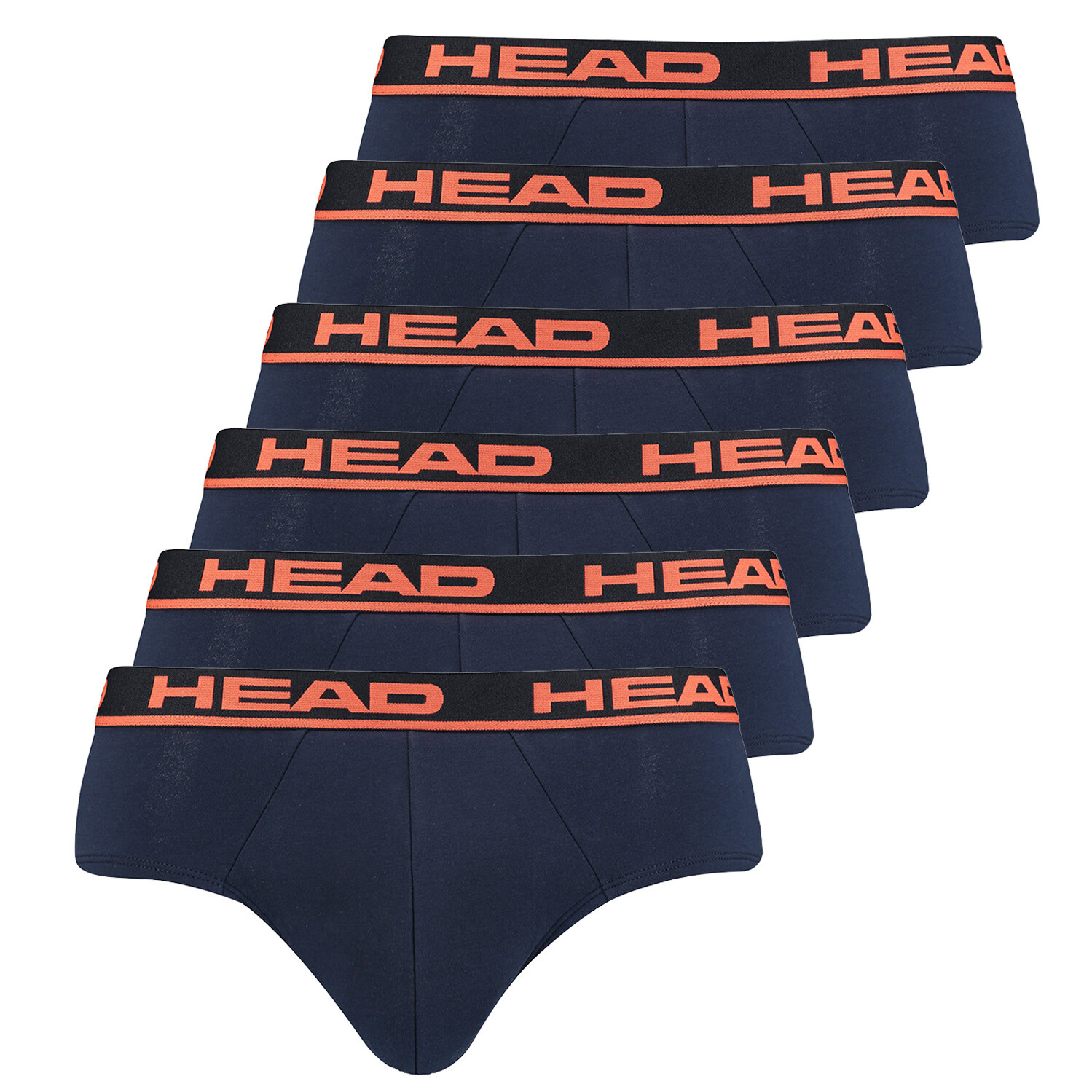 

Боксеры HEAD Boxershorts Head Boxer Brief 6P, цвет 003 - Blue / Orange