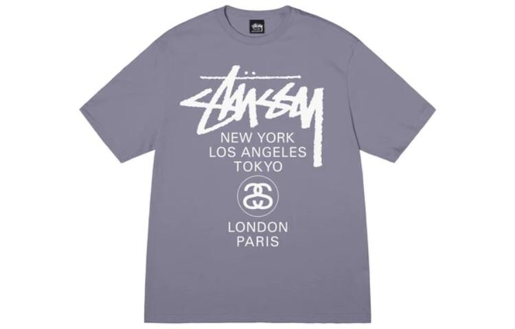 Футболка Stussy World Tour Белая, Белый — фото 3