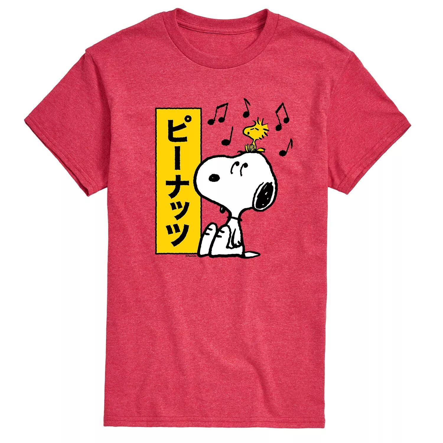 

Мужская музыкальная футболка Peanuts Kanji Snoopy Licensed Character