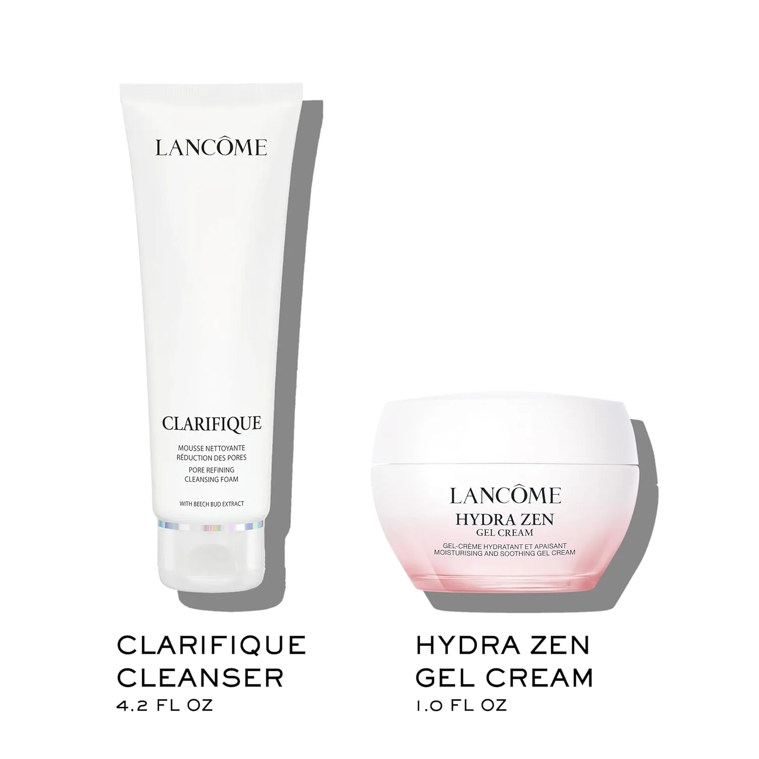 Lancôme Clarifique & Hydra Zen набор для ухода за кожей - лимитированная серия - очищающая пенка Clarifique Gentle Pore Refining 125 мл и увлажняющий гель-крем Hydra Zen 30 мл — фото 2