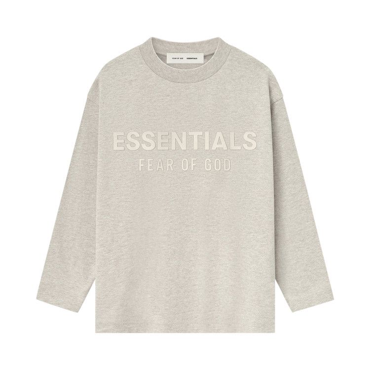 

Футболка Fear of God Essentials Kids Classic Long-Sleeve T-Shirt, Heather Stone