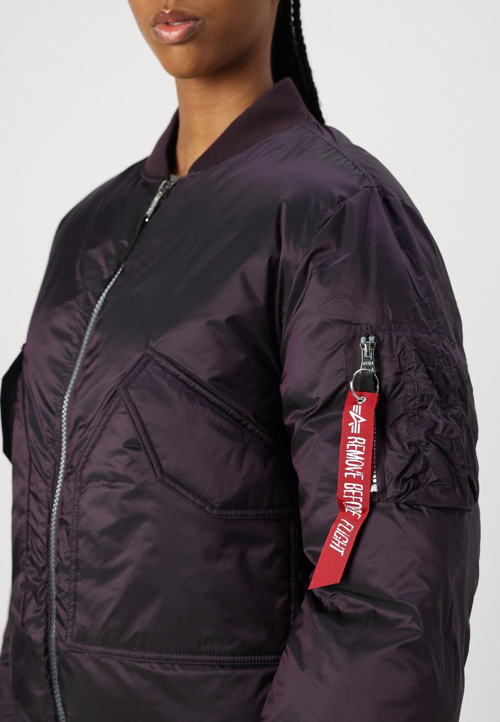 

Куртка-бомбер FIELD FLIGHT JACKET Alpha Industries, фиолетовый