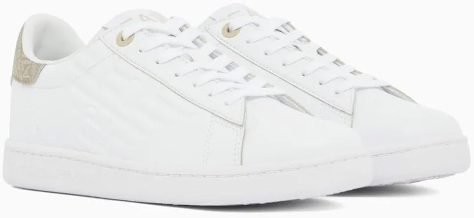 EA7 Emporio Armani Classic CC 7X000331AF10848 8033995868289-47 Мужские кроссовки, White Beige — фото 2