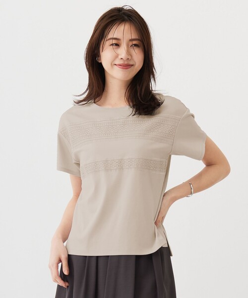 

Футболка, крой классический, бренд J.PRESS, цвет светло-серый