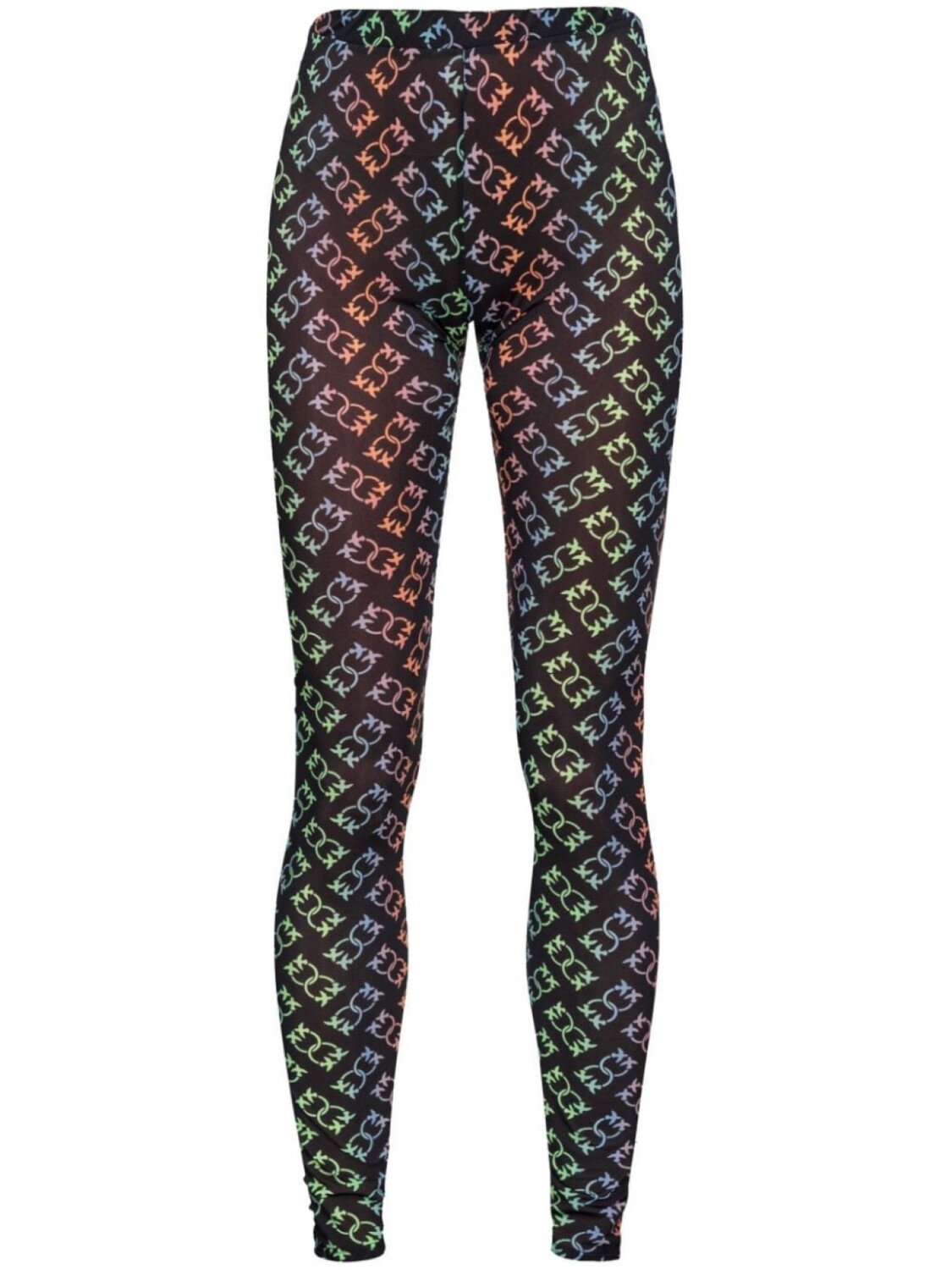 

PINKO легинсы с узором, черный