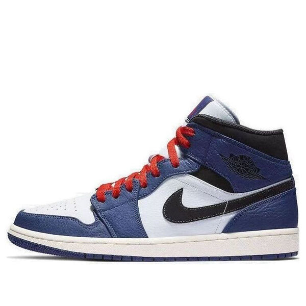 

Кроссовки 1 retro mid se 'deep royal blue' Air Jordan, синий