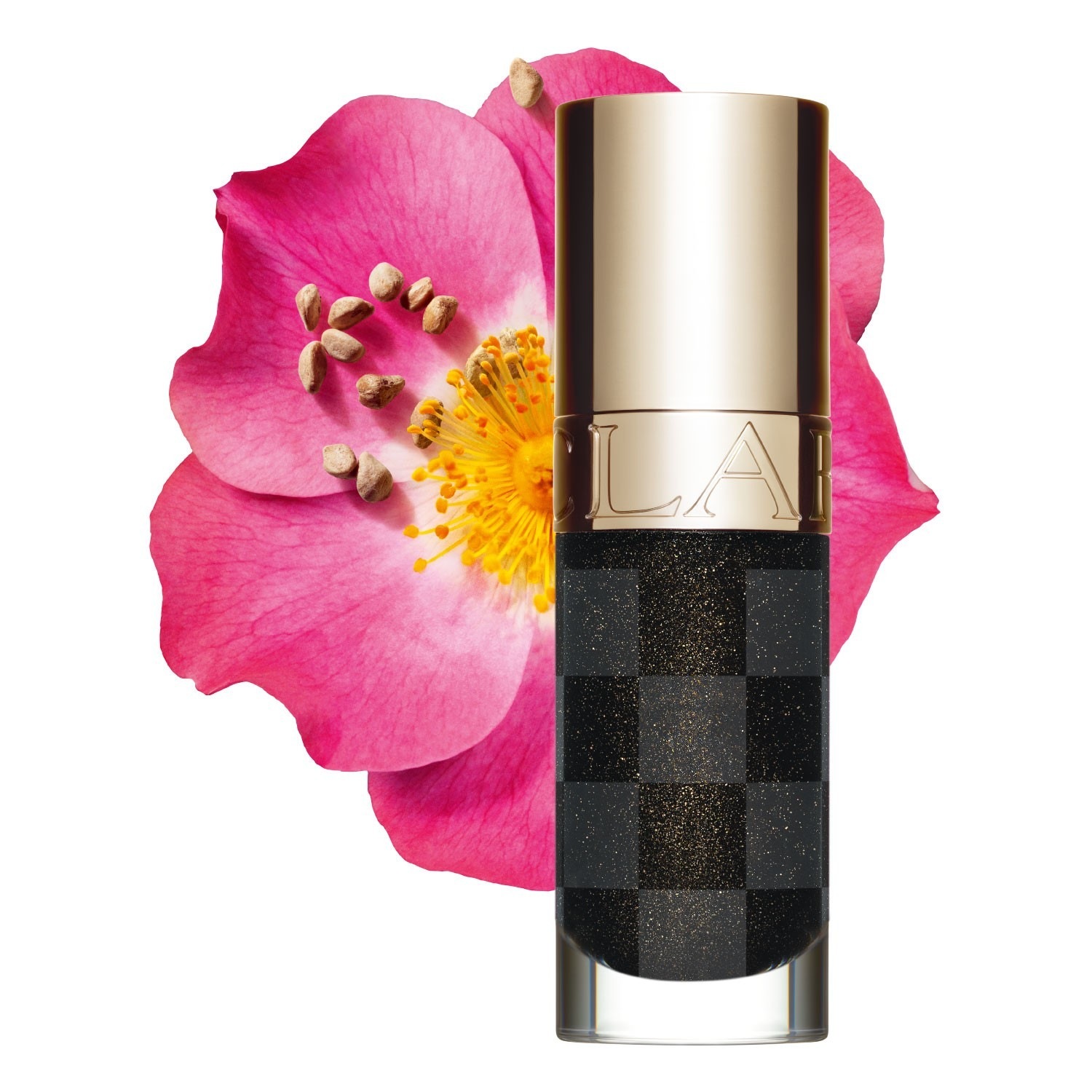 Масло для губ lip comfort oil black Clarins, объем 7 мл — фото 2