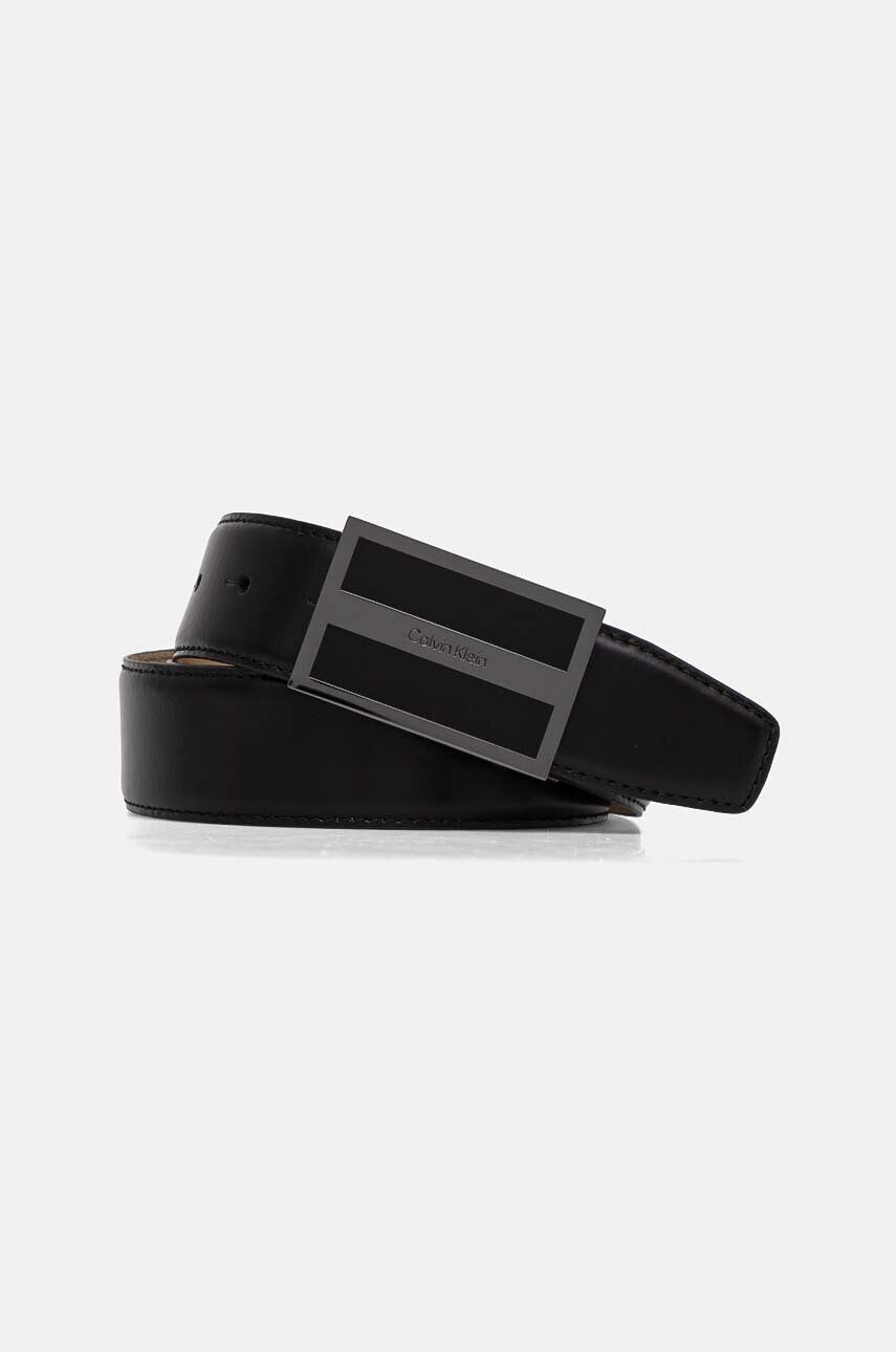 

Кожаный ремень Calvin Klein, черный