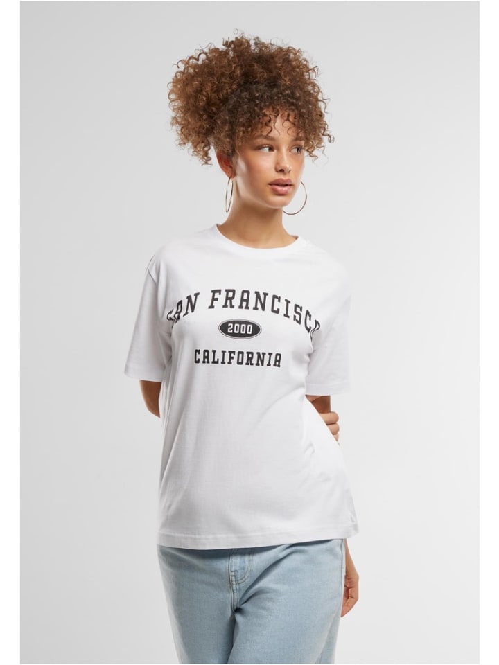 

Футболка San Francisco City Wording Tee белого цвета Mister Tee