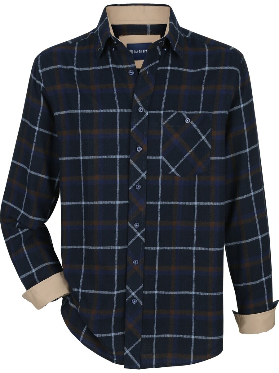 

Рубашка BABISTA Regular fit Button Up Milantara, темно-синий