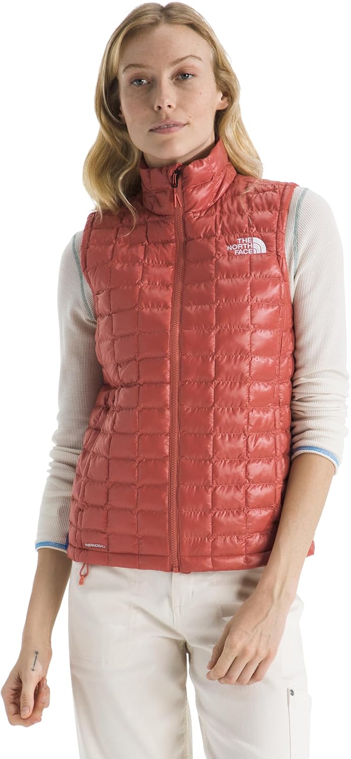 

Женская жилетка The North Face Thermoball легкая утепленная, кирпичный