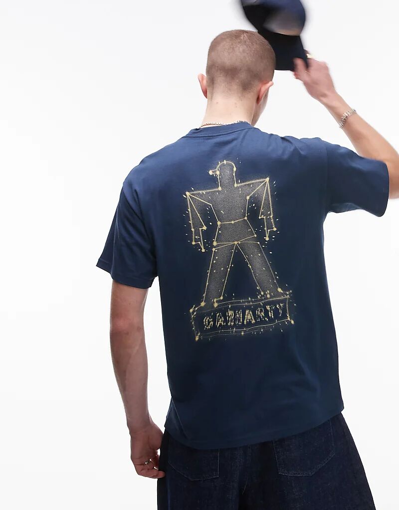 

Футболка с графическим принтом «Звездочет» в темно-синем цвете Carhartt WIP
